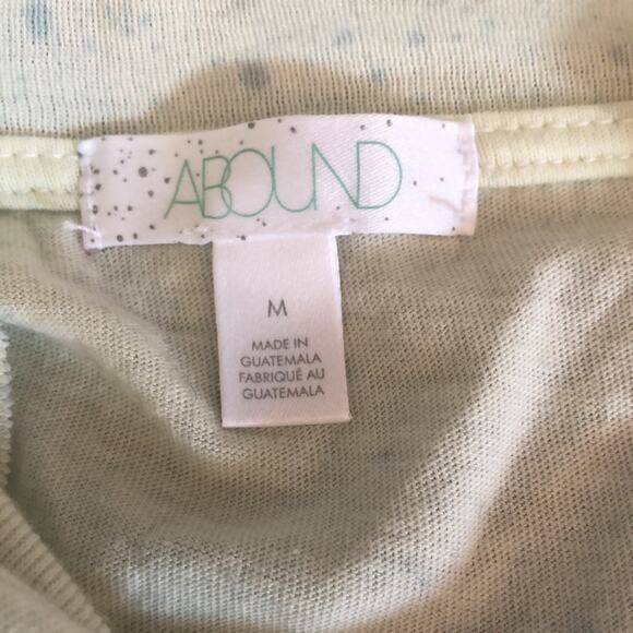 NEW Nordstrom Abound cotton pale green tie dye crop top size medium - Picture 6 of 9